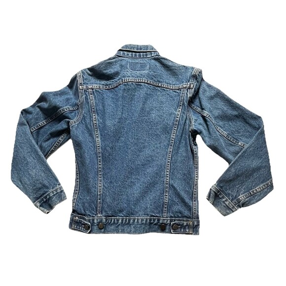 Levi's Jacket Mens Blue Denim Jeans Trucker Vintage 80s  38L ( Small ) - Picture 2 of 11